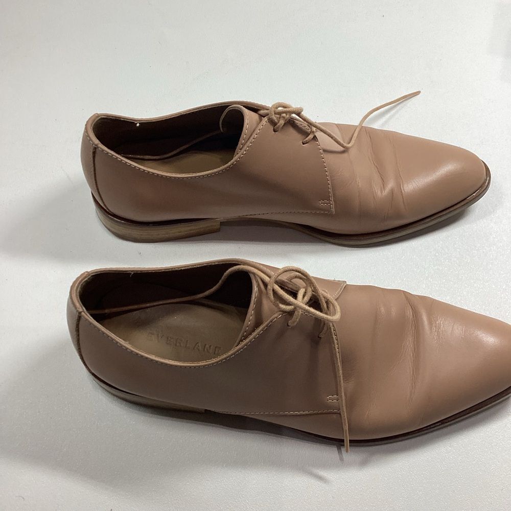Everlane Womens Tan Khaki The Modern Oxford‎ Shoes Size 8 Made In Italy - Picture 5 of 14